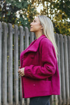 The Magenta Piped Peplum - H&M