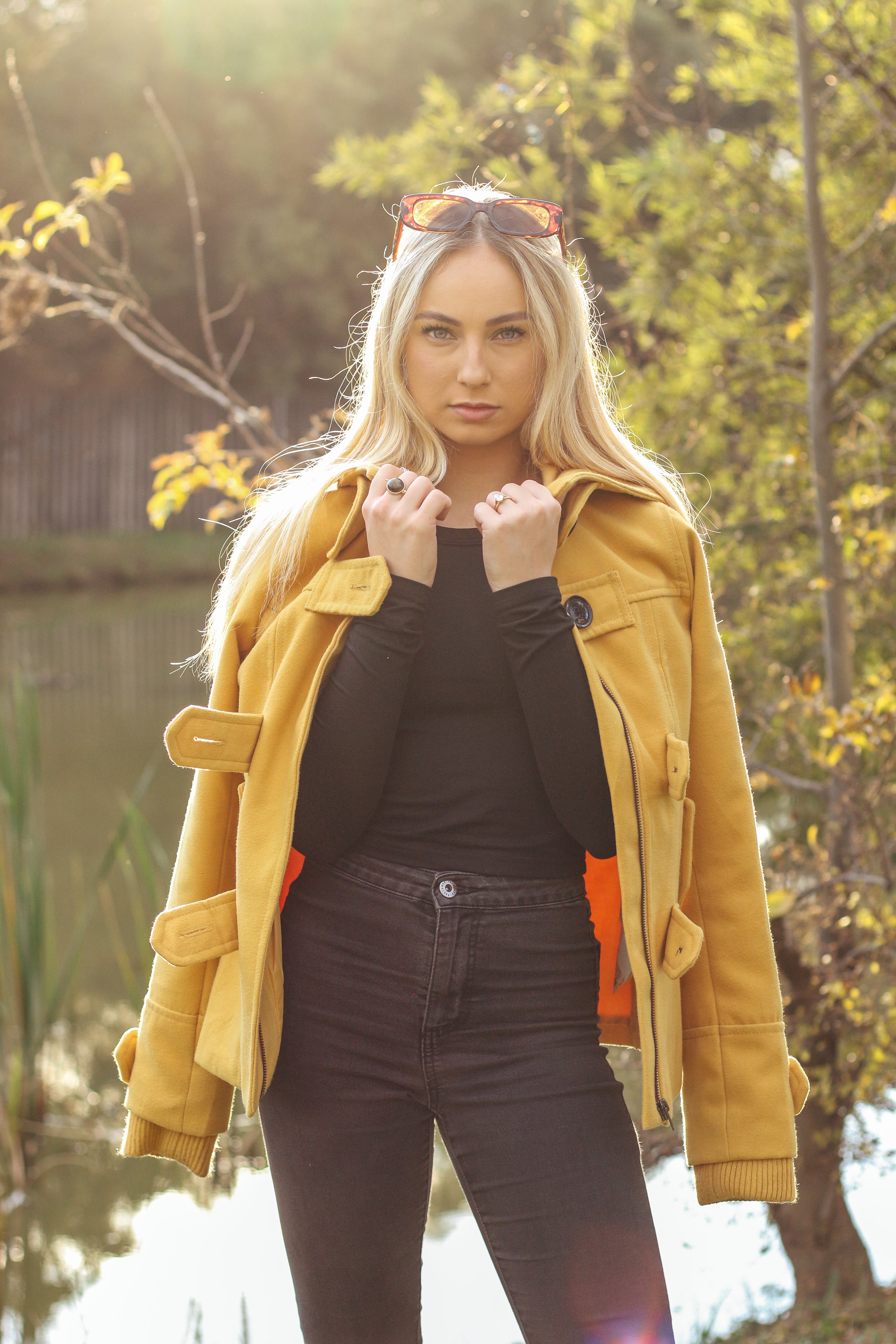 The Mustard Toggle Duffle - Stradivarius