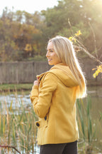 The Mustard Toggle Duffle - Stradivarius
