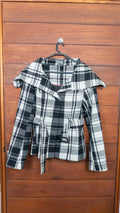 The Black & White Check - Gina