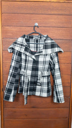 The Black & White Check - Gina