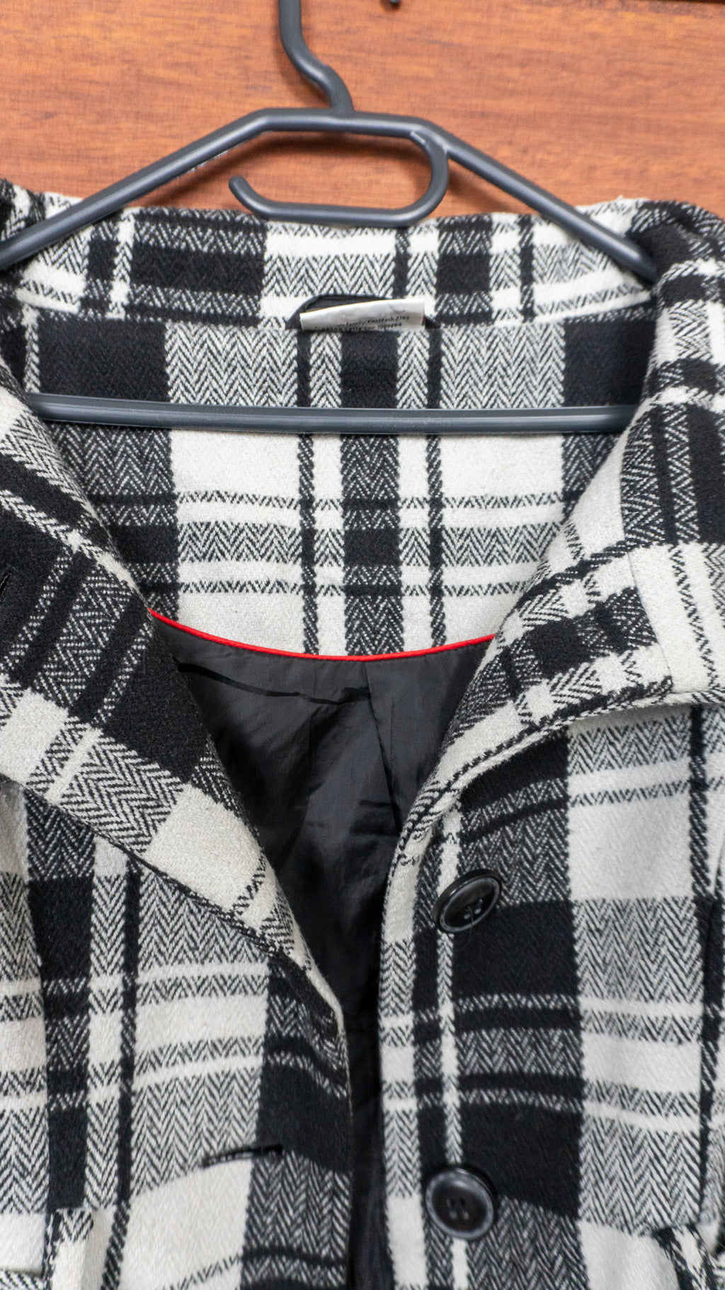 The Black & White Check - Gina