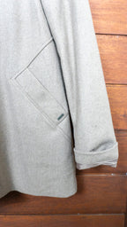 The Taupe Hooded Half Coat - Noisy May
