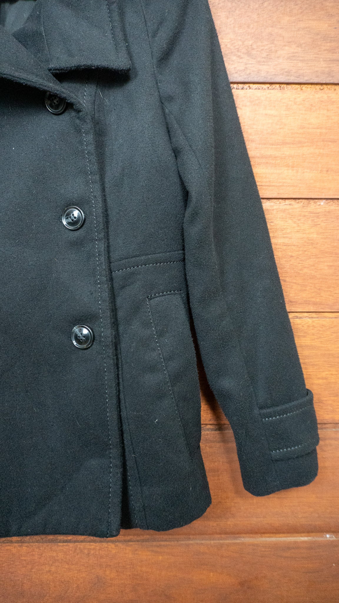 The Black Marbled Button - H&M