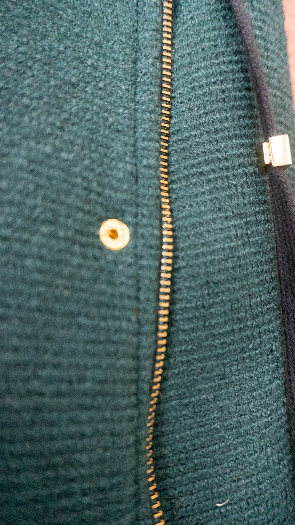 The Forest Green Corded Hood - Zara Basic