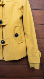 The Mustard Toggle Duffle - Stradivarius