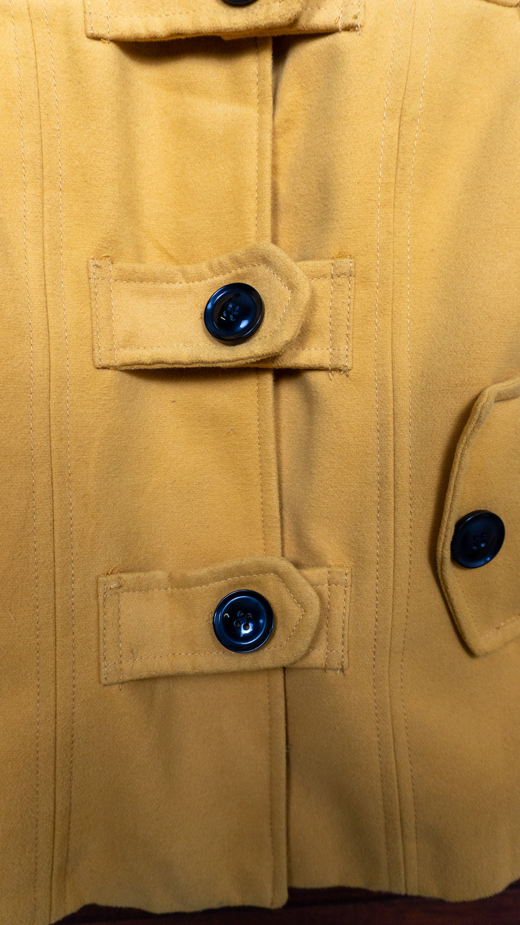 The Mustard Toggle Duffle - Stradivarius