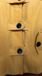 The Mustard Toggle Duffle - Stradivarius