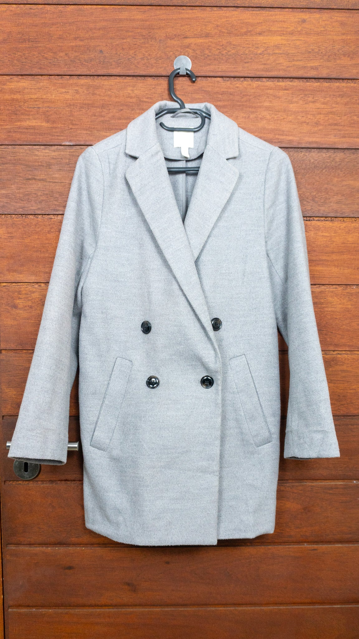 The Grey Slit-Back Longline - H&M