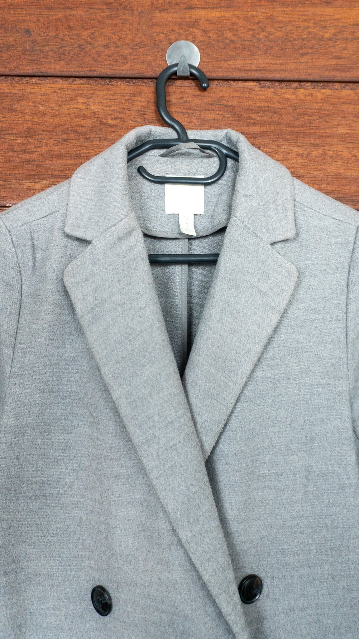 The Grey Slit-Back Longline - H&M