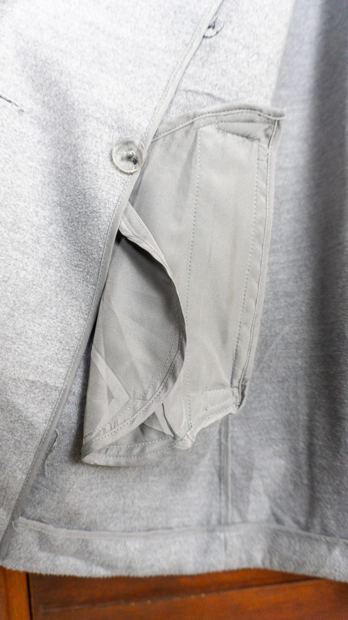 The Grey Slit-Back Longline - H&M